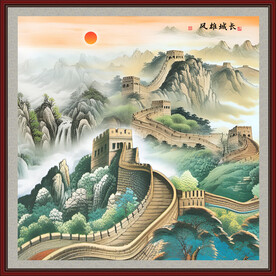 国画长城