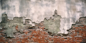 复古斑驳红砖水泥墙背景墙壁画