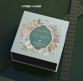 护肤面膜套盒包装设计