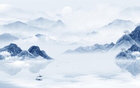 新款 简约高档山水 Tif分层