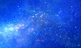 蓝色宇宙星空背景