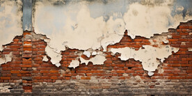 复古斑驳红砖水泥墙背景墙壁画