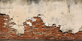 复古斑驳红砖水泥墙背景墙壁画