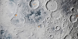 月球背景墙壁画