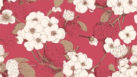 花纹四方连续提花壁纸