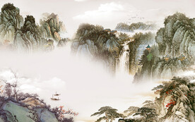 高清 高档人气山水 TiF分层