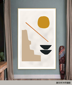 简约几何图形艺术装饰画