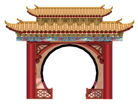中式婚礼拱门
