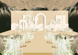 婚礼舞台效果图