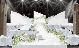 婚礼舞台效果图
