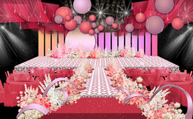 婚礼舞台效果图