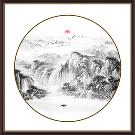 新中式山水画