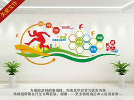 企业公司员工风采照片文化墙