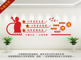 企业质量文化墙