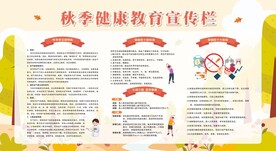 秋季健康教育宣传栏