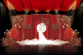 红色婚礼效果图