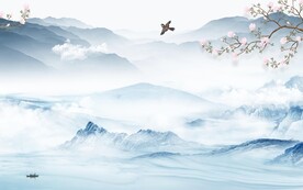 意境客厅山水 TiF分层