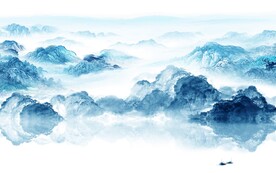 高档 清晰背景山水 TIF分层