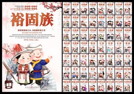 五十六个民族海报