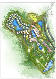 文旅规划项目彩色平面图