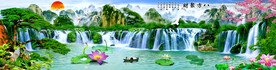 巨幅山水画