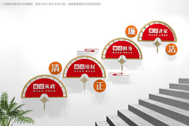 廉政楼梯文化墙