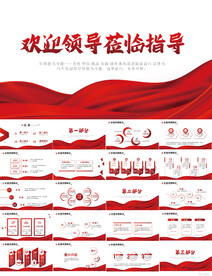 热烈欢迎上级领导莅临指导PPT