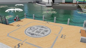 现代滨水景观亲水景平台