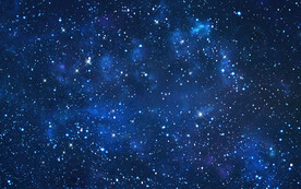 蓝色星空背景