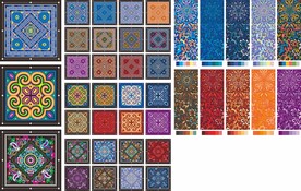 绣花 刺绣 花纹