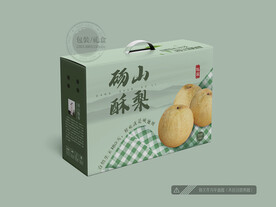 砀山酥梨包装 平面图