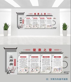 尘肺病康复知识文化墙
