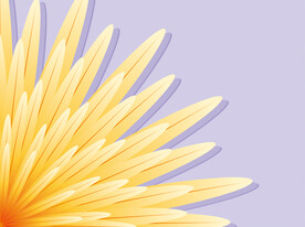 黄色花朵壁纸CDR矢量图案