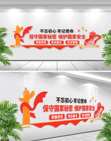 国家秘密安全文化墙