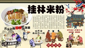 桂林米粉背景墙