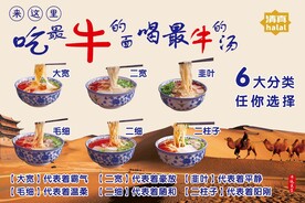兰州拉面展板