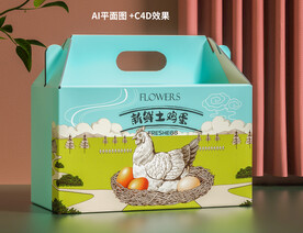 鸡蛋礼盒包装设计