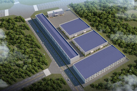 工厂规划设计案例鸟瞰图