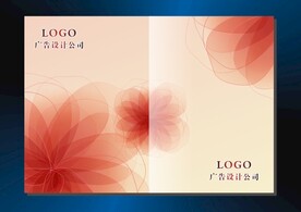 鲜艳红花 书本封面