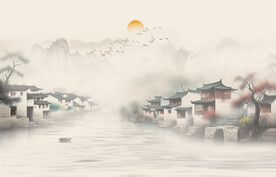 意境水墨江南