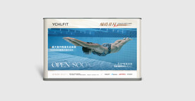 游泳展示软膜灯箱海报图片