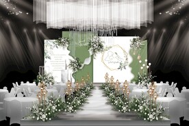 小清新婚礼背景