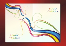 优美彩条 书籍封面