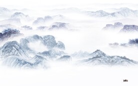 高雅 意境中式山水 TIF分层