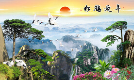 松鹤延年松鹤图