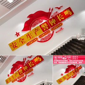 安全生产楼道文化墙