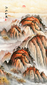 五岳独尊泰山日出