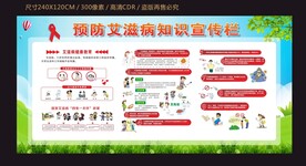 艾滋病日艾滋病宣传栏