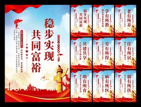 共同富裕党建海报