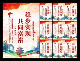 共同富裕党建海报